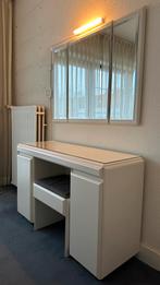 Design: Kaptafel / Boudoir met 3-delige spiegel en krukje, Ophalen, Gebruikt, 50 tot 100 cm, Minder dan 100 cm