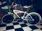 Witte Lowrider Fiets - Uniek Design!, Fietsen en Brommers, Fietsen | Cruisers en Lowriders, Ophalen, Lowrider, Gebruikt, Staal