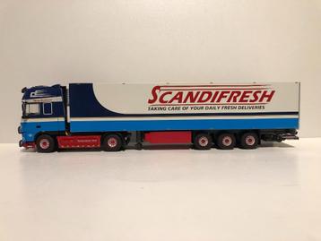 modelauto 1-50 WSI Daf ssc en koeler Hovo Trans Scandifresh beschikbaar voor biedingen