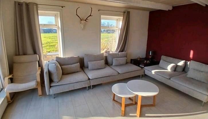 Ikea SÖDERHAMN hoekbank of losse banken/delen, Viarp, Huis en Inrichting, Banken | Bankstellen, Zo goed als nieuw, Hoekbank, Vierpersoons of meer