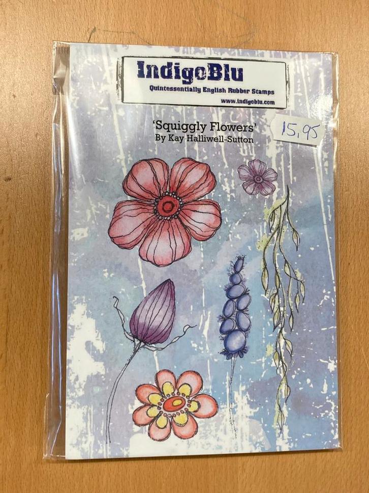 Indigoblu stempel set, Hobby en Vrije tijd, Stempelen, Zo goed als nieuw, EZ-mounted stempel, Ophalen of Verzenden