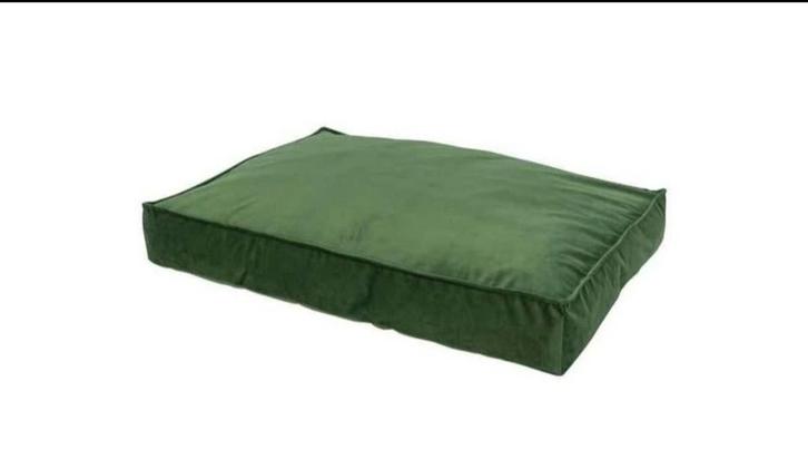 Madison lounge hondenkussen verlours groen, Dieren en Toebehoren, Hondenmanden, Zo goed als nieuw, Ophalen