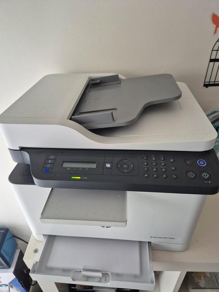 HP Color Laser MFP 179fnw - All-in-One Printer, Computers en Software, Printers, Gebruikt, All-in-one, Laserprinter, Faxen, Kleur printen