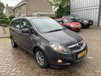 Opel Zafira 1.6 CNG Turbo ecoFLEX 150pk 111 edition 7 persoo, Auto's, Opel, Stof, Gebruikt, Zwart, 4 cilinders
