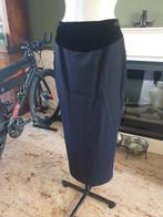 Pauw schitterende blauwe gevoerde rok deelbare split 2 38 M, Kleding | Dames, Maat 38/40 (M), Pauw, Zo goed als nieuw, Onder de knie