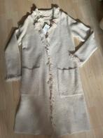 Nieuw creme lang vest/jas maat M, Ophalen of Verzenden, Nieuw, Maat 38/40 (M), Beige