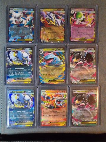 Mega evolutions ex kaarten 9 stuks  beschikbaar voor biedingen
