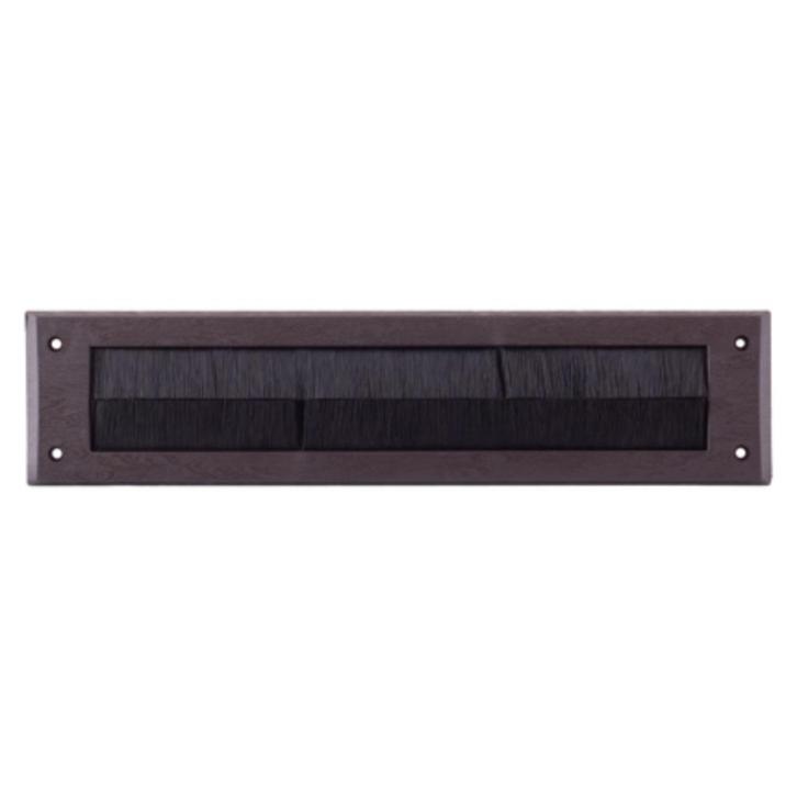Brievenbus tochtwering met haar zonder klep bruin 340x80 mm, Tuin en Terras, Brievenbussen, Nieuw, Ophalen of Verzenden