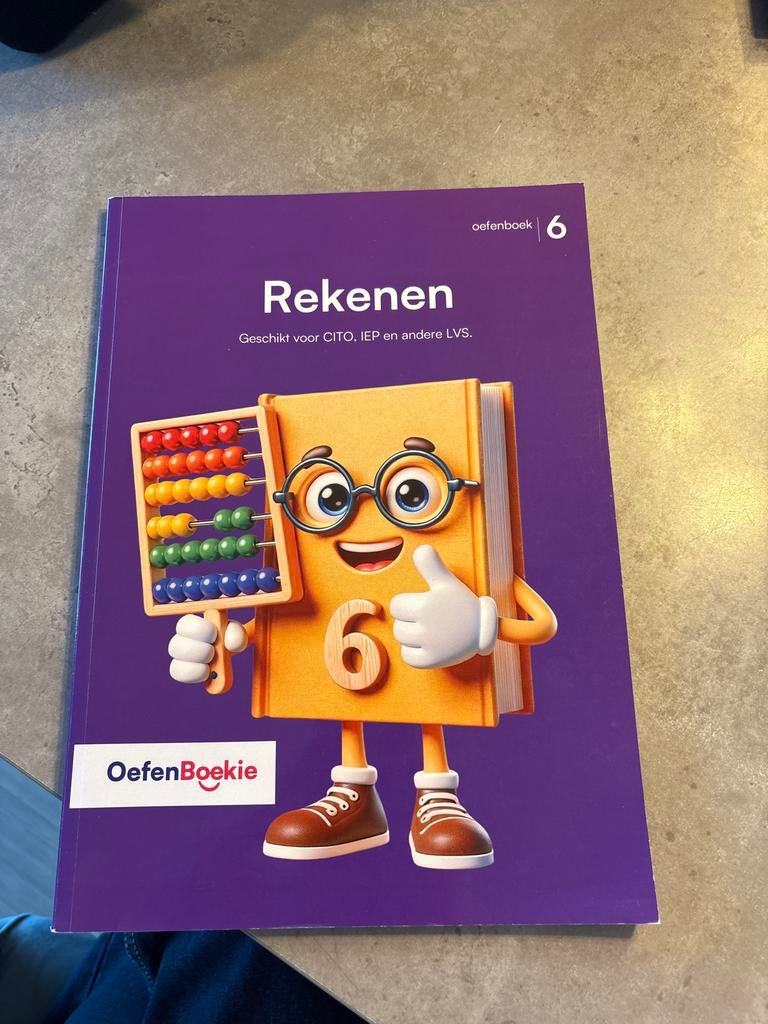 Rekenen Oefenboek 6 - Geschikt voor CITO, Ophalen of Verzenden, Nieuw, Overige niveaus, Overige vakken