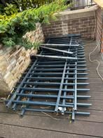 Ijzeren Hekwerk Spijlenvakken, Tuin en Terras, Ophalen of Verzenden, Gebruikt, IJzer, Sierhekwerk