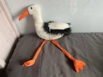 Ooievaar knuffel met zuignap, Ophalen of Verzenden, Zo goed als nieuw, Overige typen