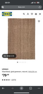 Ikea LOHALS Vloerkleed, glad geweven, naturel, 160x230 cm, Ophalen, 150 tot 200 cm, 200 cm of meer, Zo goed als nieuw