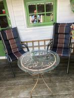 Leuke bistro set, Ophalen, Gebruikt, Wicker, 2 zitplaatsen