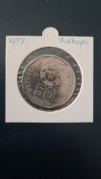 Portugese 50 Escudos Munt 1987 Unc., Ophalen of Verzenden, Losse munt