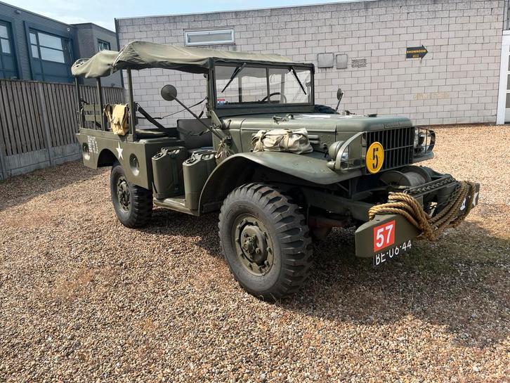 Dodge WC52, Auto's, Oldtimers, Particulier, Benzine, SUV of Terreinwagen, Handgeschakeld, Groen, Vierwielaandrijving, Ophalen