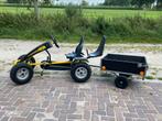 Gele Berg skelter met aanhanger en een extra stoeltje, Kinderen en Baby's, Speelgoed | Buiten | Skelters, Ophalen, Gebruikt, Berg