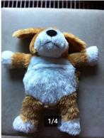 Knuffel hondje Ostoy L 40 cm bruin/wit, Ophalen of Verzenden, Zo goed als nieuw, Hond