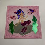 Enkele kaart met glitter folie zeemeermin 3, Ophalen of Verzenden, Zo goed als nieuw, Overige thema's