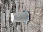Zinken drink- en voerbakken voor kippen., Dieren en Toebehoren, Pluimvee | Toebehoren, Ophalen, Gebruikt, Drinken en Voederen