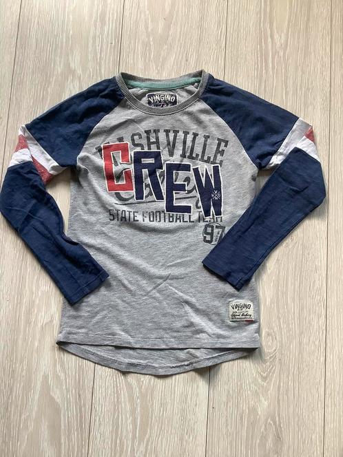 116 6 vingino longsleeve shirt lange mouw jongen, Kinderen en Baby's, Kinderkleding | Maat 116, Zo goed als nieuw, Jongen, Shirt of Longsleeve