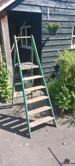 Mooie oude houten trap om voor de sier in de tuin te zetten, Ophalen, Gebruikt, Trap, Minder dan 2 meter