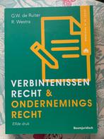 Verbintenissen recht & Ondernemings recht, Boeken, Ophalen of Verzenden, Zo goed als nieuw, HBO, Alpha