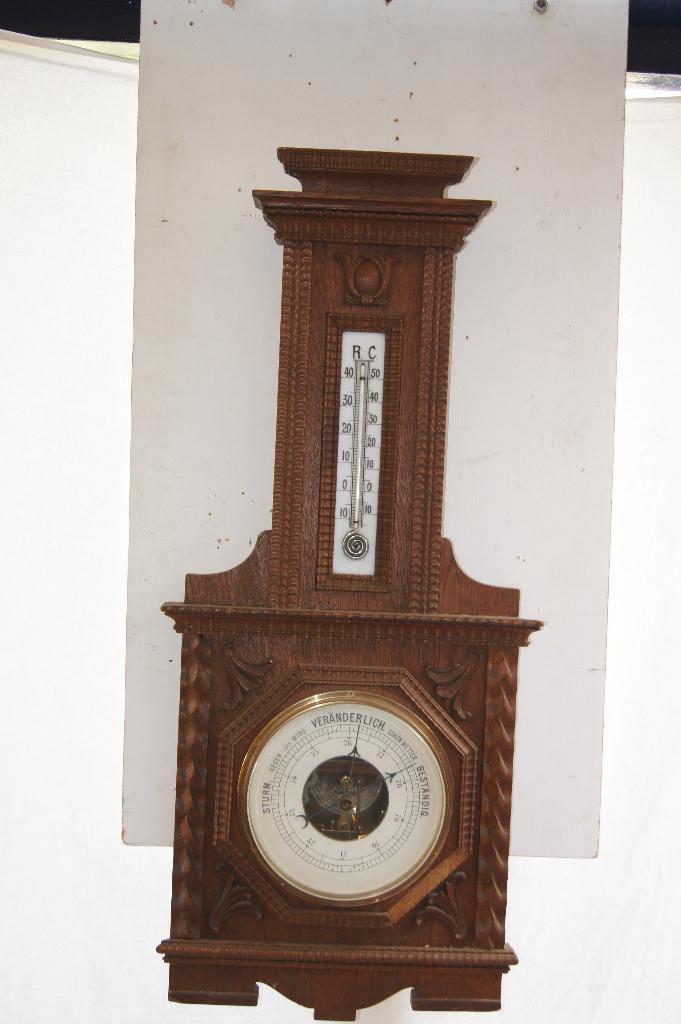 Barometer ( Antiek, Antiek en Kunst, Antiek | Woonaccessoires, Ophalen of Verzenden