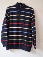 Donkerblauwe trui met rits en strepen - merk Babista, Maat 52/54 (L), Overige kleuren, Babista, Ophalen of Verzenden