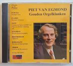 Piet van Egmond - Gouden Orgelklanken CD, Cd's en Dvd's, Ophalen of Verzenden, Barok, Gebruikt, Overige typen