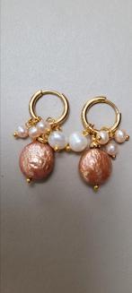 Parel oorbellen, Sieraden, Tassen en Uiterlijk, Oorbellen, Overige materialen, Hangers, Ophalen of Verzenden, Zo goed als nieuw