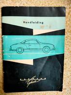 VW Karmann Ghia Nederlandstalige handleiding uit 1960, Ophalen