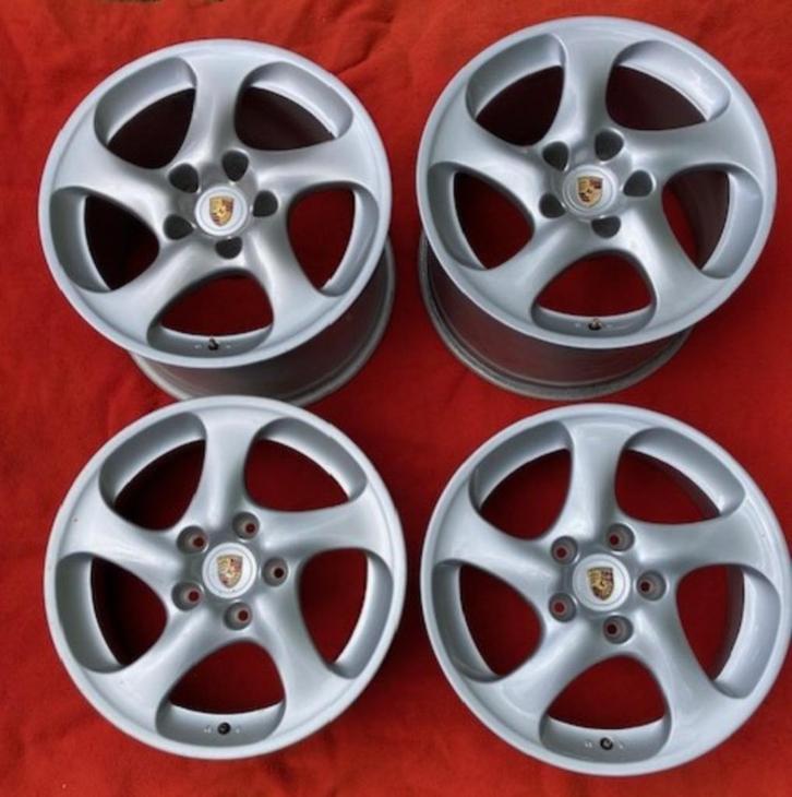 PORSCHE 996/993 Turbo/4s/2s 986/18 inch orginele Velgen, Auto-onderdelen, Banden en Velgen, Velg(en), Zomerbanden, 18 inch, 295 mm