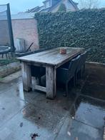 Gratis steiger houten buiten tafel, Ophalen, Gebruikt, 200 cm of meer, 50 tot 100 cm