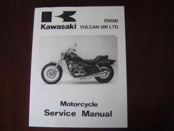 Kawasaki EN500 Vulcan 500 LTD 1996-2000 service manual beschikbaar voor biedingen