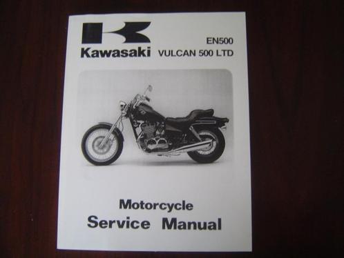 Kawasaki EN500 Vulcan 500 LTD 1996-2000 service manual, Motoren, Handleidingen en Instructieboekjes, Kawasaki, Ophalen of Verzenden