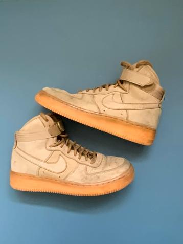 Nike Air force one bruin beige maat 38.5