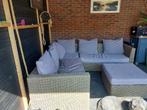 Nette lounge hoekset wicker, Tuin en Terras, Ophalen, Zo goed als nieuw, Wicker