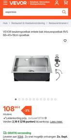Spoelbak keuken NIEUW!!!, Ophalen of Verzenden