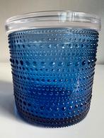 Special Edition Iittala Kastehelmi Voorraadpot Ultramarine, Huis en Inrichting, Ophalen of Verzenden, Zo goed als nieuw, Rond