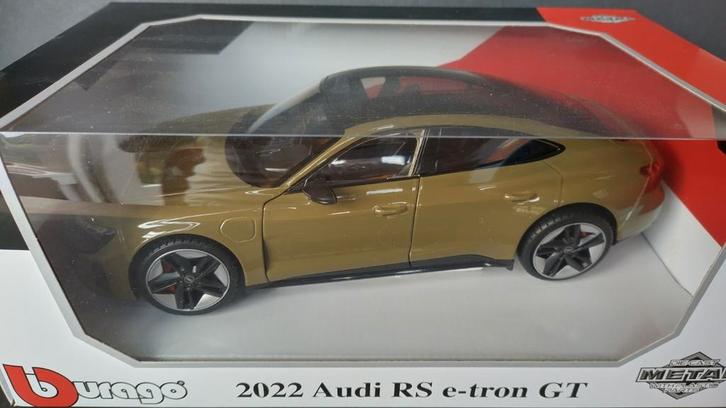 Audi RS E-Tron GT 2022 1:18 Bburago Burago Pol, Hobby en Vrije tijd, Modelauto's | 1:18, Nieuw, Auto, Bburago, Verzenden