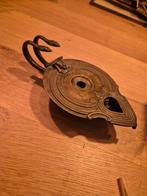 Bronzen olielamp in Romeins/Griekse stijl, Ophalen of Verzenden