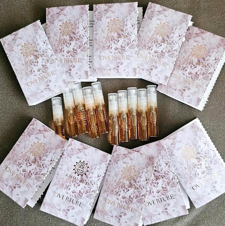 NU €5 ‼️ Amouage Overture dames parfum samples, Sieraden, Tassen en Uiterlijk, Uiterlijk | Parfum, Nieuw, Ophalen of Verzenden