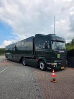 Truckcamper Scania R450 compleet met woontrailer 4 personen, Caravans en Kamperen, Chemisch toilet, Diesel, Particulier, Overige merken