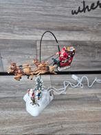 Lemax santa coming to town bewegend originele doos kerstdorp, Ophalen of Verzenden, Zo goed als nieuw