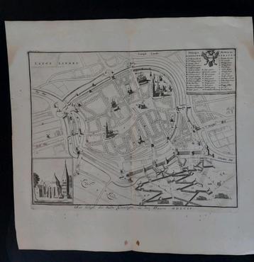 17 / Belegh van Groningen Gravure van P. Bor uit 1679 beschikbaar voor biedingen