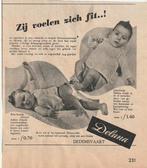 Retro reclame 1951 Delana Dedemsvaart jongetje truitjes, Verzenden, Overige typen