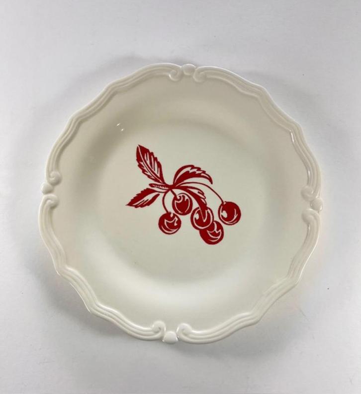 Plat bord diner bord Le Grenier de Louise, Huis en Inrichting, Keuken | Servies, Zo goed als nieuw, Bord(en), Overige stijlen