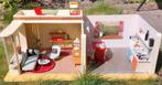 Prachtig poppenhuis Gottschalk vintage 50s 60s evt + meubels, Antiek en Kunst, Ophalen of Verzenden