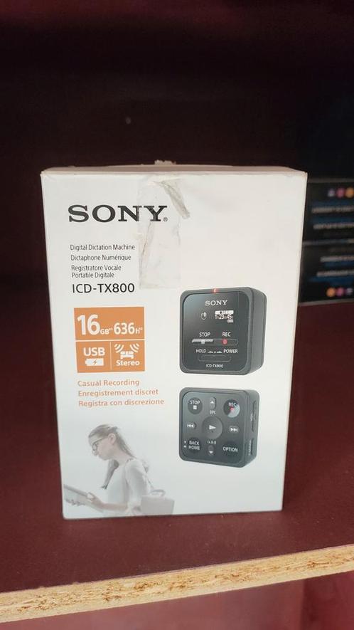 Sony ICD-TX800 Digitale Voicerecorder - Nieuw in doos, Audio, Tv en Foto, Overige Audio, Tv en Foto, Nieuw, Ophalen of Verzenden