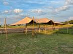Te huur: sfeervolle stretch tent 5x12m., Tuin en Terras, Ophalen, Partytent, Nieuw, 4 tot 6 meter